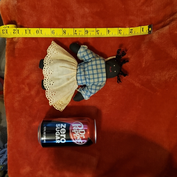 Vintage Black Americana Folk Art Ragdoll - Picture 5 of 10
